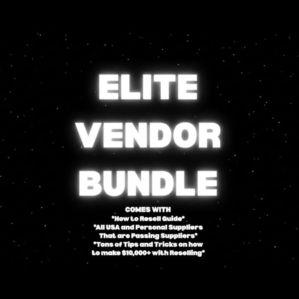Elite vendor bundle + Guide to 10k